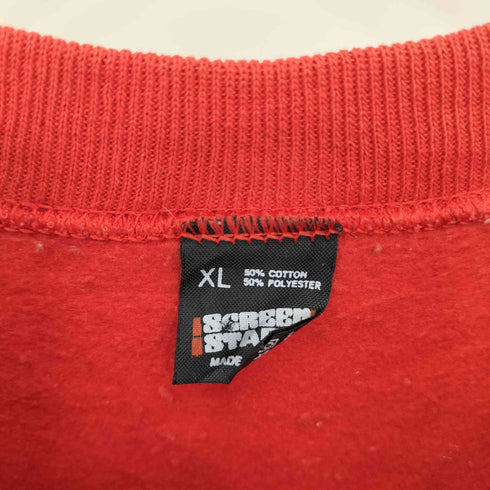 スクリーンスターズ SCREEN STARS 90s USA製 ALPHA プリント クルーネックスウェット メンズ import:XL