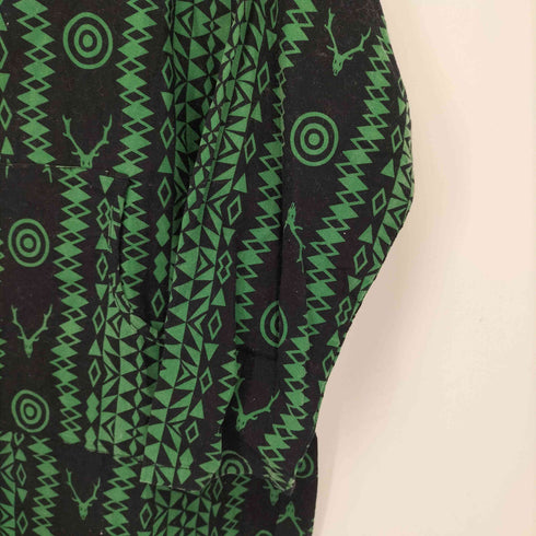 サウスツーウェストエイト SOUTH2 WEST8 Mexican One-Piece メキシカン フード付き 総柄 コットン ワンピース レディース JPN:2