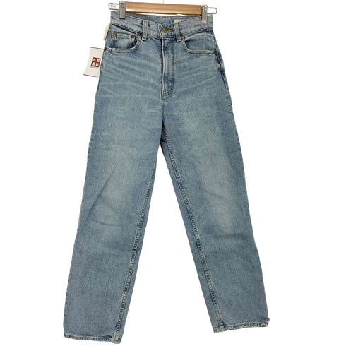 マウジー moussy PLAIN JEANS STRAIGHT プレーンジーンズ ストレート デニムパンツ レディース US:24