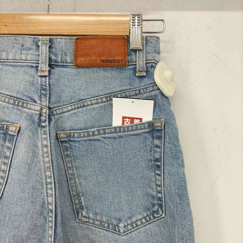 マウジー moussy PLAIN JEANS STRAIGHT プレーンジーンズ ストレート デニムパンツ レディース US:24
