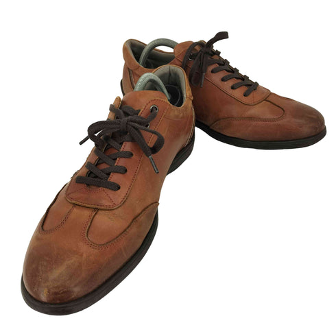 FREGINO レザー ローカット スニーカー メンズ JPN:25.5