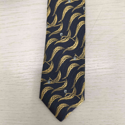 イヴサンローラン Yves Saint Laurent 総柄シルクネクタイ メンズ