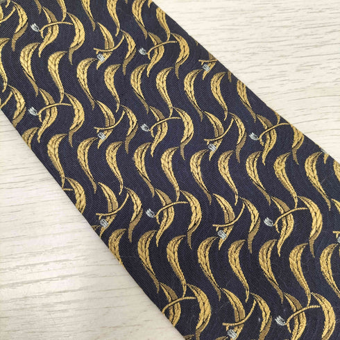 イヴサンローラン Yves Saint Laurent 総柄シルクネクタイ メンズ