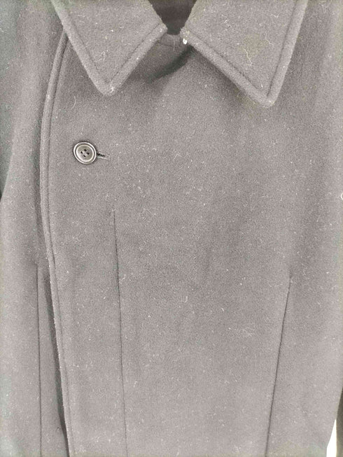 コムデギャルソンオムプリュス COMME des GARCONS HOMME PLUS 02aw 四つの黒 ショートPコート ジャケット ブルゾン 比翼 メンズ JPN:M