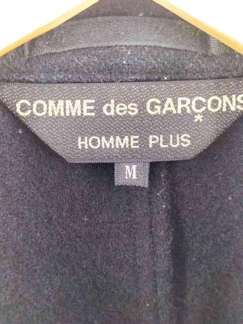 コムデギャルソンオムプリュス COMME des GARCONS HOMME PLUS 02aw 四つの黒 ショートPコート ジャケット ブルゾン 比翼 メンズ JPN:M
