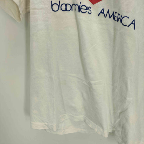 フルーツオブザルーム FRUIT OF THE LOOM 90S USA製 星条旗 ハート blomies AMERICA プリント S/S Tシャツ シングルステッチ ビックサイズ メンズ import:XL