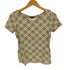 バーバリーロンドン BURBERRY LONDON ノバチェック Vネック S/S Tシャツ レディース 1