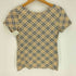 バーバリーロンドン BURBERRY LONDON ノバチェック Vネック S/S Tシャツ レディース 1