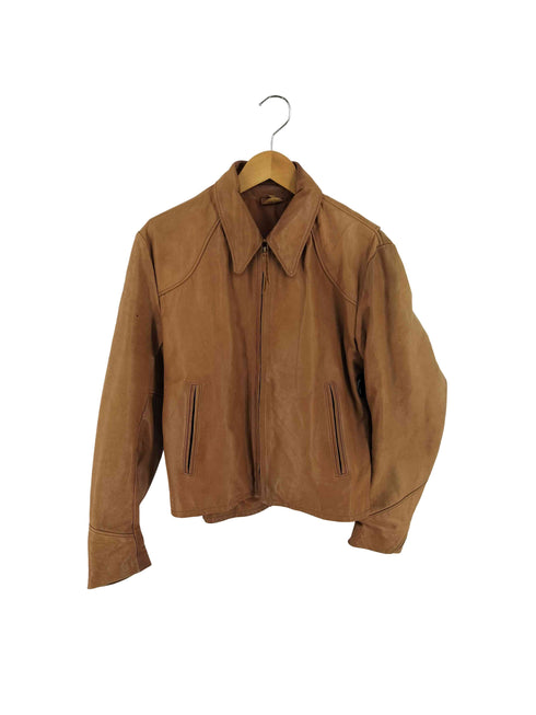 Jimbo レザースイングトップジャケット メンズ