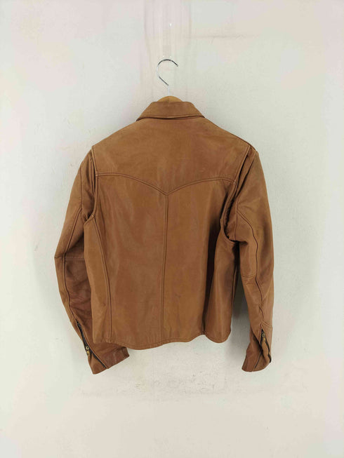 Jimbo レザースイングトップジャケット メンズ