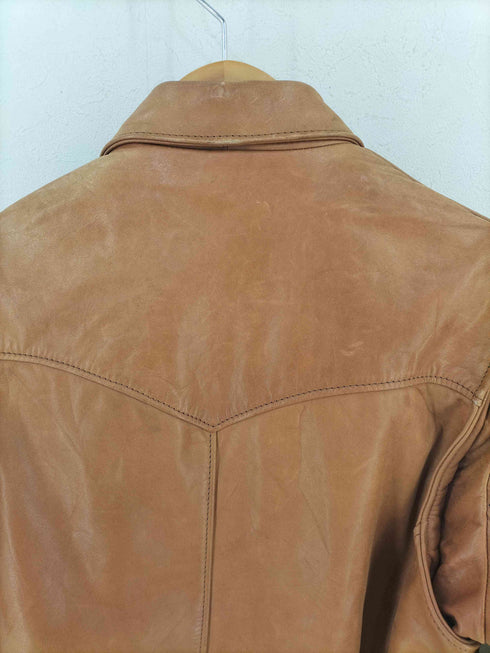 Jimbo レザースイングトップジャケット メンズ