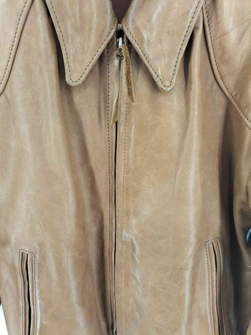 Jimbo レザースイングトップジャケット メンズ