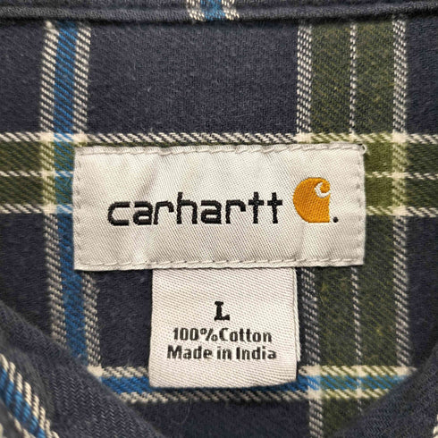 カーハート Carhartt 90-00s チェック L/S ネルシャツ メンズ import:L