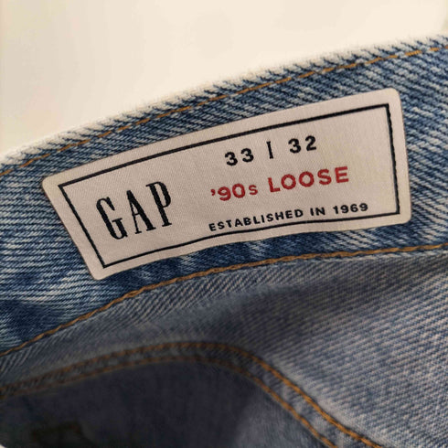ギャップ Gap 22AW 90S LOOSE LIGH LIGHT WASH ルーズ ライト ウオッシュ バギー デニム パンツ メンズ 33×32