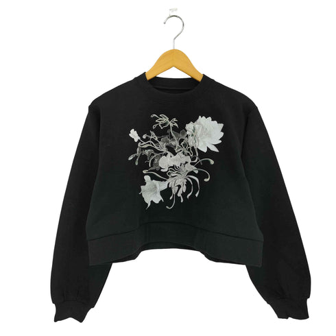 ハレ HARE Flowerシシュウスウェット クロップドスウェット レディース FREE