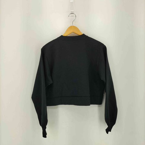 ハレ HARE Flowerシシュウスウェット クロップドスウェット レディース FREE