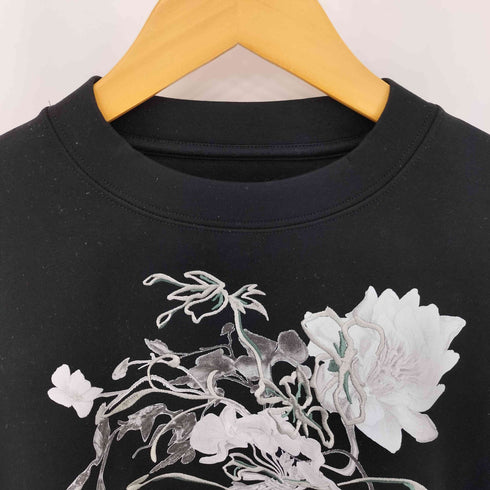 ハレ HARE Flowerシシュウスウェット クロップドスウェット レディース FREE