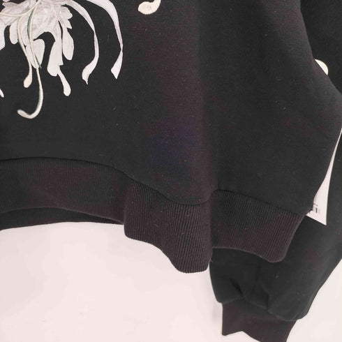 ハレ HARE Flowerシシュウスウェット クロップドスウェット レディース FREE