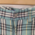 バーバリーブルーレーベル BURBERRY BLUE LABEL チェック柄 ストレート パンツ レディース 34