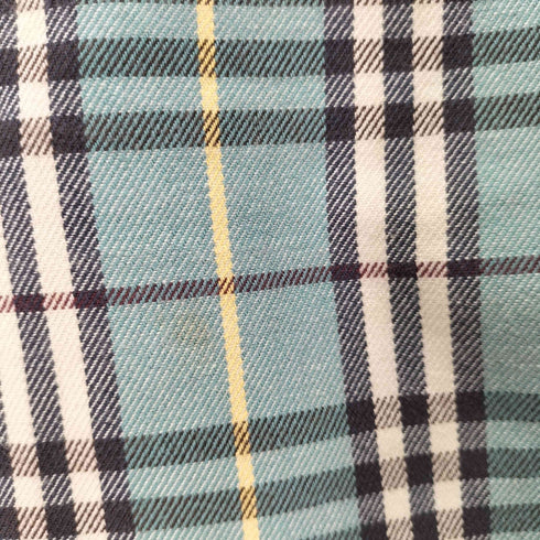 バーバリーブルーレーベル BURBERRY BLUE LABEL チェック柄 ストレート パンツ レディース 34