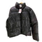 ザラ ZARA FAKE LEATHER PUFF JACKET 中綿 フェイクレザー パフ ジャケット 裾ドローコード メンズ import:L