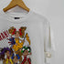 フルーツオブザルーム FRUIT OF THE LOOM BEST 90S USA製 キャラクター プリント リボン ボタン 装飾付き S/S Tシャツ シングルステッチ メンズ import:M