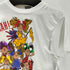 フルーツオブザルーム FRUIT OF THE LOOM BEST 90S USA製 キャラクター プリント リボン ボタン 装飾付き S/S Tシャツ シングルステッチ メンズ import:M