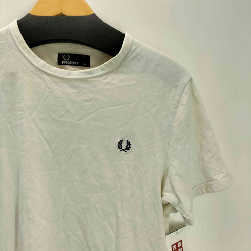 フレッドペリー FRED PERRY Ringer T-Shirt 月桂樹 ロゴ 刺繍 リンガー S/S Tシャツ メンズ import:M