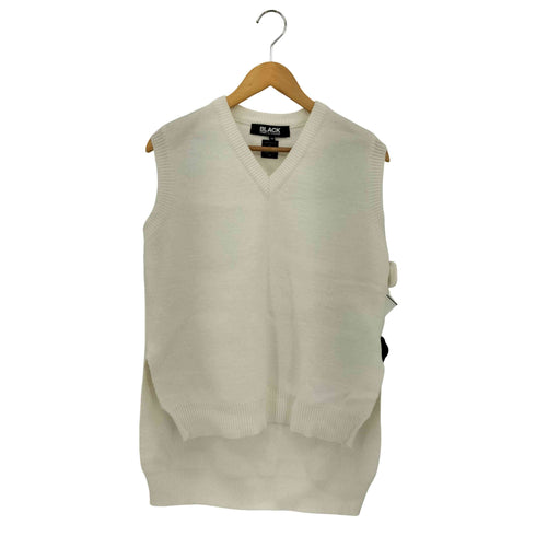 ブラックコムデギャルソン BLACK COMME des GARCONS 21SS LOCHAVEN of SCOTLAND アクリル Vネック ニットベスト メンズ JPN:M