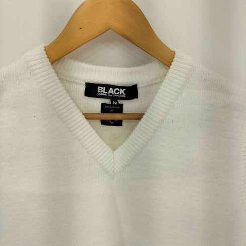ブラックコムデギャルソン BLACK COMME des GARCONS 21SS LOCHAVEN of SCOTLAND アクリル Vネック ニットベスト メンズ JPN:M