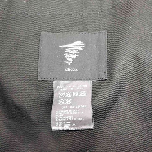 ディスコードヨウジヤマモト discord Yohji Yamamoto 25AW INFINITE (Signature) インフィニット シグネチャー レザー トートバッグ メンズ