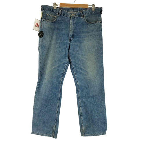 ポロラルフローレン POLO RALPH LAUREN USA製 AUTHENTIC DUNGAREES デニムパンツ 42TALONジップ メンズ 38/34