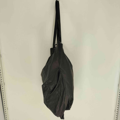 ディスコードヨウジヤマモト discord Yohji Yamamoto 25AW UNEVENNISS LEATHER TOTE BAG レザー トート バッグ メンズ