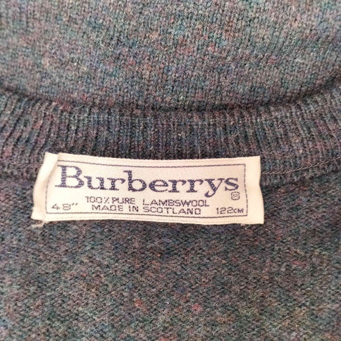 バーバリーズ BURBERRYS ウール100Vネックニット メンズ
