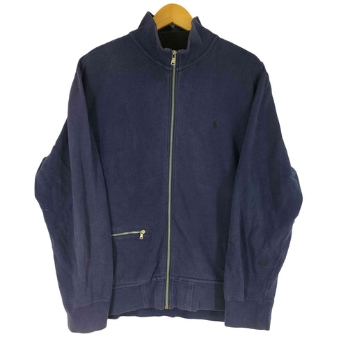 ポロバイラルフローレン Polo by RALPH LAUREN 90-00S スモールポニー刺繍ジップアップスウェットトラックジャケット メンズ LL