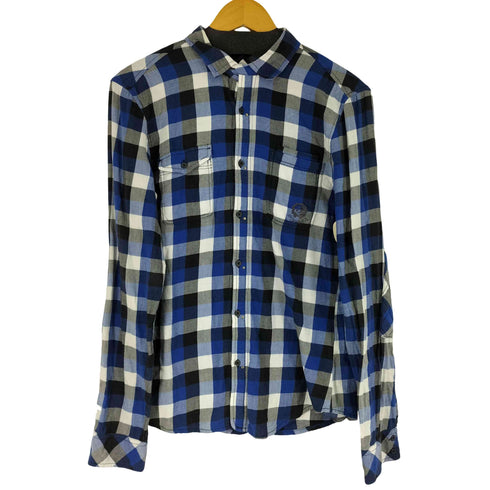 ディーゼル DIESEL チェック L/S シャツ メンズ import:M