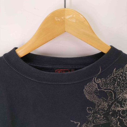 ドロボウニッキ 泥棒日記 和柄プリントTシャツ メンズ 大大