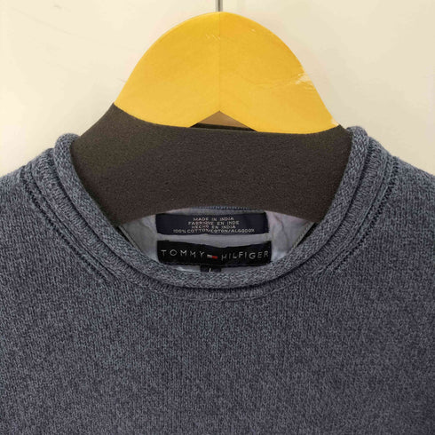 トミーヒルフィガー TOMMY HILFIGER ロールネック コットンニット メンズ import:L