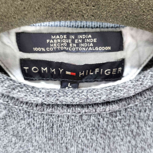 トミーヒルフィガー TOMMY HILFIGER ロールネック コットンニット メンズ import:L
