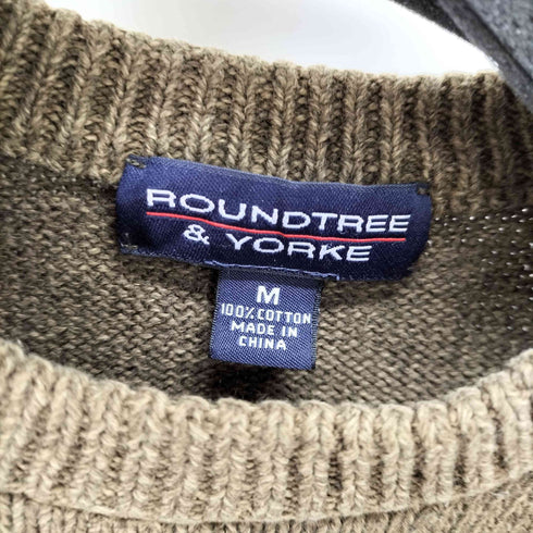 ラウンドツリーアンドヨーク roundtree&yorke コットン クルーネックニット メンズ import:M