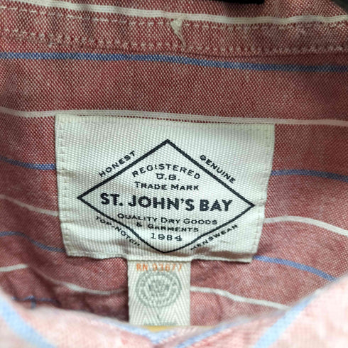 セントジョンズベイ STJOHNS BAY ストライプ BDシャツ メンズ import:L