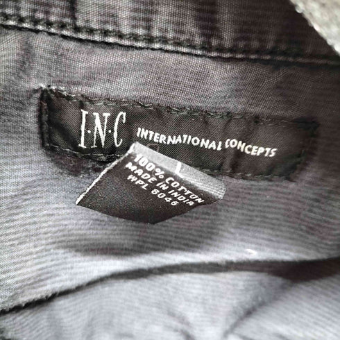 I・N・C オンブレ ウエスタンシャツ メンズ import:L