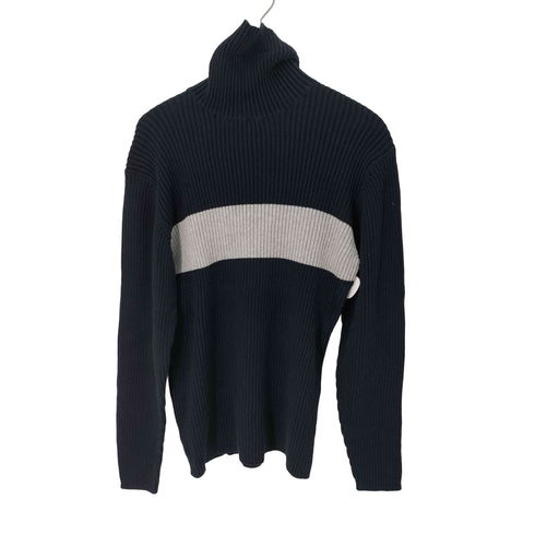 ノーティカ NAUTICA リブ タートルネック コットンニット メンズ import:XXL
