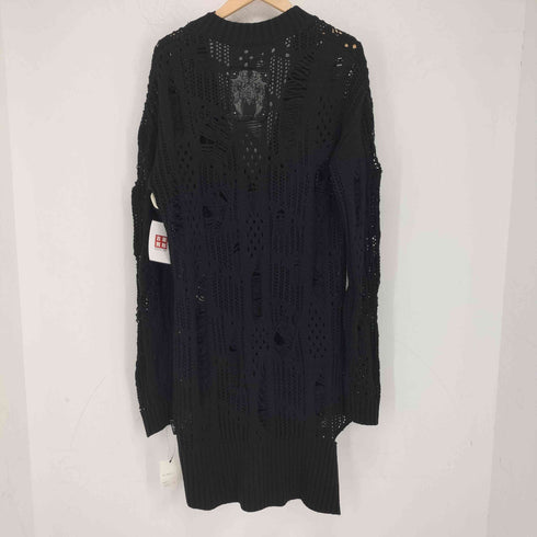 Ozz Croce サブカル ダメージニットカーディガン レディース