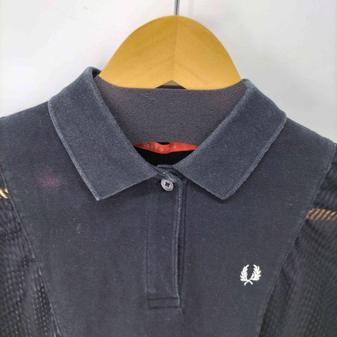 フレッドペリー FRED PERRY 刺繍ロゴ レース ポロシャツ レディース 10