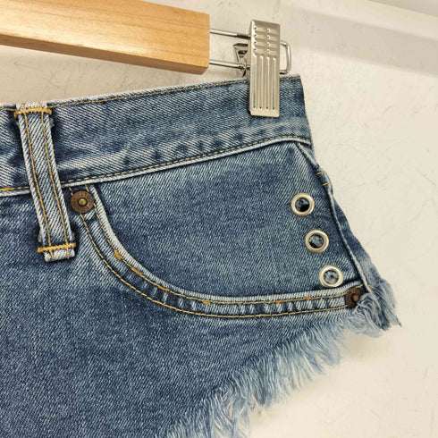 エドウィン EDWIN Y2K ハイレグ フリンジ ショートパンツ レディース 29