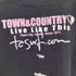 タウンアンドカントリー TOWN & COUNTRY Y2K 両面プリント S/S チビTシャツ レディース L