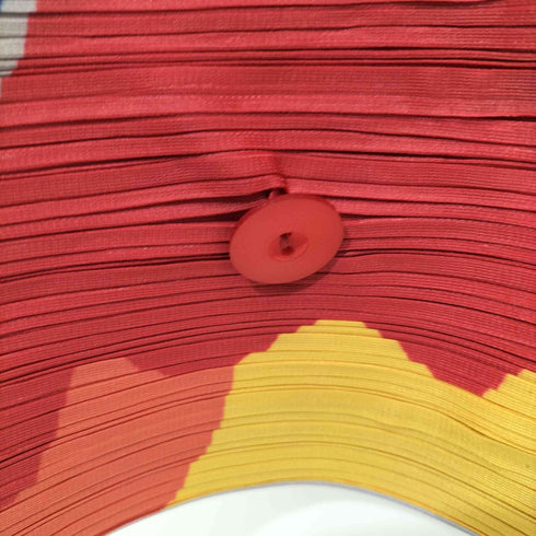 総柄 プリーツ ボレロ レディース