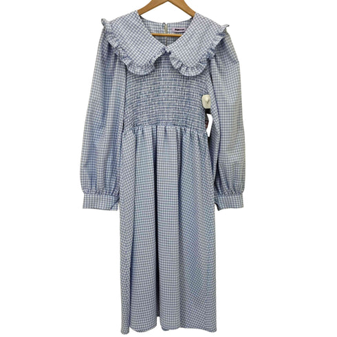 プニュズ PUNYUS ビッグカラーギンガムチェックワンピース レディース JPN:2