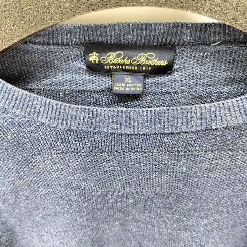 ブルックスブラザーズ BROOKS BROTHERS クルーネックニット コットン メンズ import:XL
